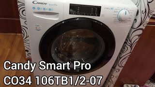 Обзор стиральной машины Candy Smart Pro CO34106TB1/2-07 6kg