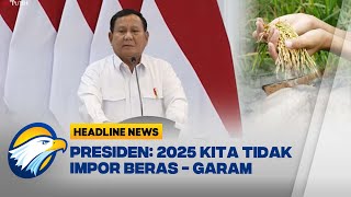 [HEADLINE NEWS 22/01] Presiden Dorong Swasembada Pangan \u0026 Energi Tercapai Sebelum Akhir 2025