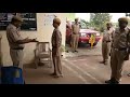 on duty drunk indian police man