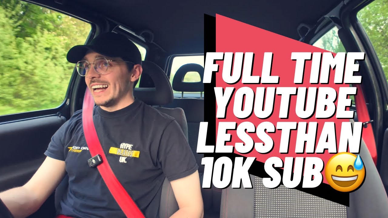 Youtube Full Time With Less Than 10k Subscribers Youtube