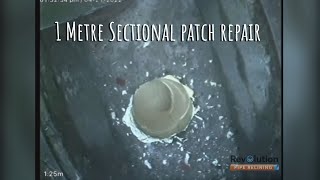 MAGMAFLEX LINER Used For a 1 Metre Sectional Patch Repair In Severely Broken PVC Pipe