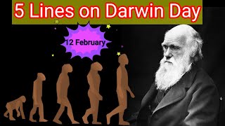 5 Lines on  Darwin Day/ Speech on Darwin's Day/ 5 Lines on Charles Darwin