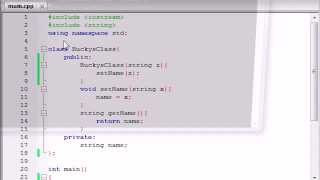 Buckys C++ Programming Tutorials - 14 - Constructors