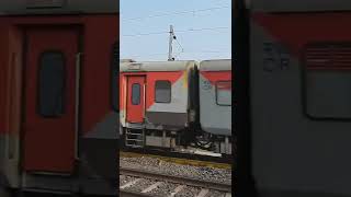 Train 12102 Jnaneswari Express 140kmph Speed WAP-7 #shorts #youtubeshorts #short #railfan