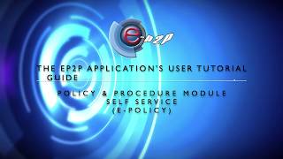 eP2P Application Tutorial - e-Policy