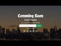 How to create a Coming Soon Page | Pure HTML and CSS