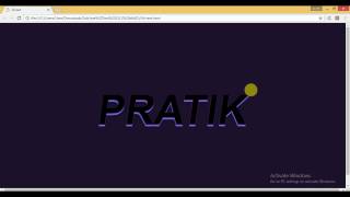 3D TEXT ANIMATION(PURE CSS)