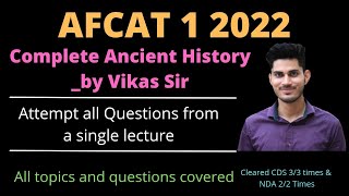 ANCIENT HISTORY FOR AFCAT 1 2022|
