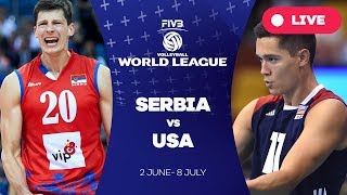 Serbia v USA - Group 1: 2017 FIVB Volleyball World League