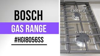 Bosch 30in Slide in Gas Range #HGI8056UC