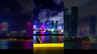 Beautiful Shenzhen City Night View (China) #travel #nightview #beautifulcity #shenzhen