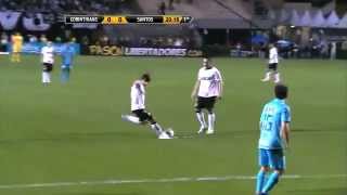 Corinthians vs Santos 1-1 All Goals & Highlights Libertadores 2012