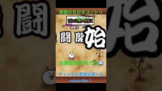 開眼のちびネコノトリ襲来　なう　No.1329  にゃんこ大戦争　チャンネル登録お願いね　subscribe!　本編動画を見てね⇒コメント欄にリンクあり