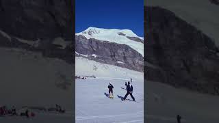 더운 여름 에 보기만 해도 시원해지는 여름스킹 ! 스위스 사스페 스키장 SWISS SAAS-FEE SKI RESORT