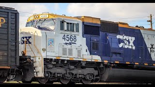 ᴴᴰ⁶⁰ Railfanning Union ft. CSX 4568, BNSF \u0026 more! - 9/19/2023