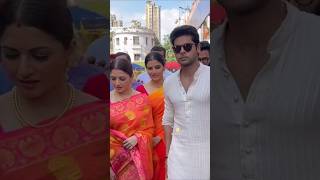 Bhagyashree At Lalbagh Cha Raja Ganpati With Son #shorts #ytshort #bollywood #viral #salman