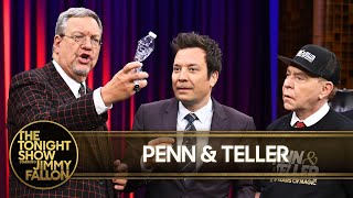 Penn & Teller Perform a 50th Anniversary Magic Trick with Jimmy's Credit Card (Extended)