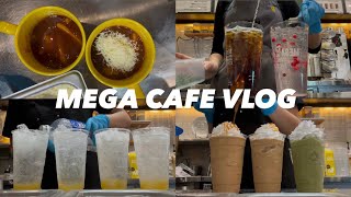 [MEGA VLOG] 디저트 주문 그만..🥹 메가커피알바 브이로그 / 메가커피 떡볶이 / 카페알바브이로그 / 메가커피브이로그 / cafe vlog / cafe asmr / 대학생