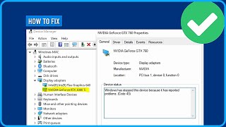 Fix Windows encountered a problem during Graphics Driver installation | NVIDIA Error Code 43 (2025)