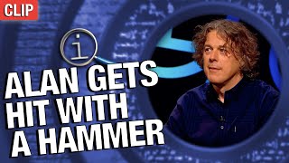 QI | Alan Gets Hit With A Hammer