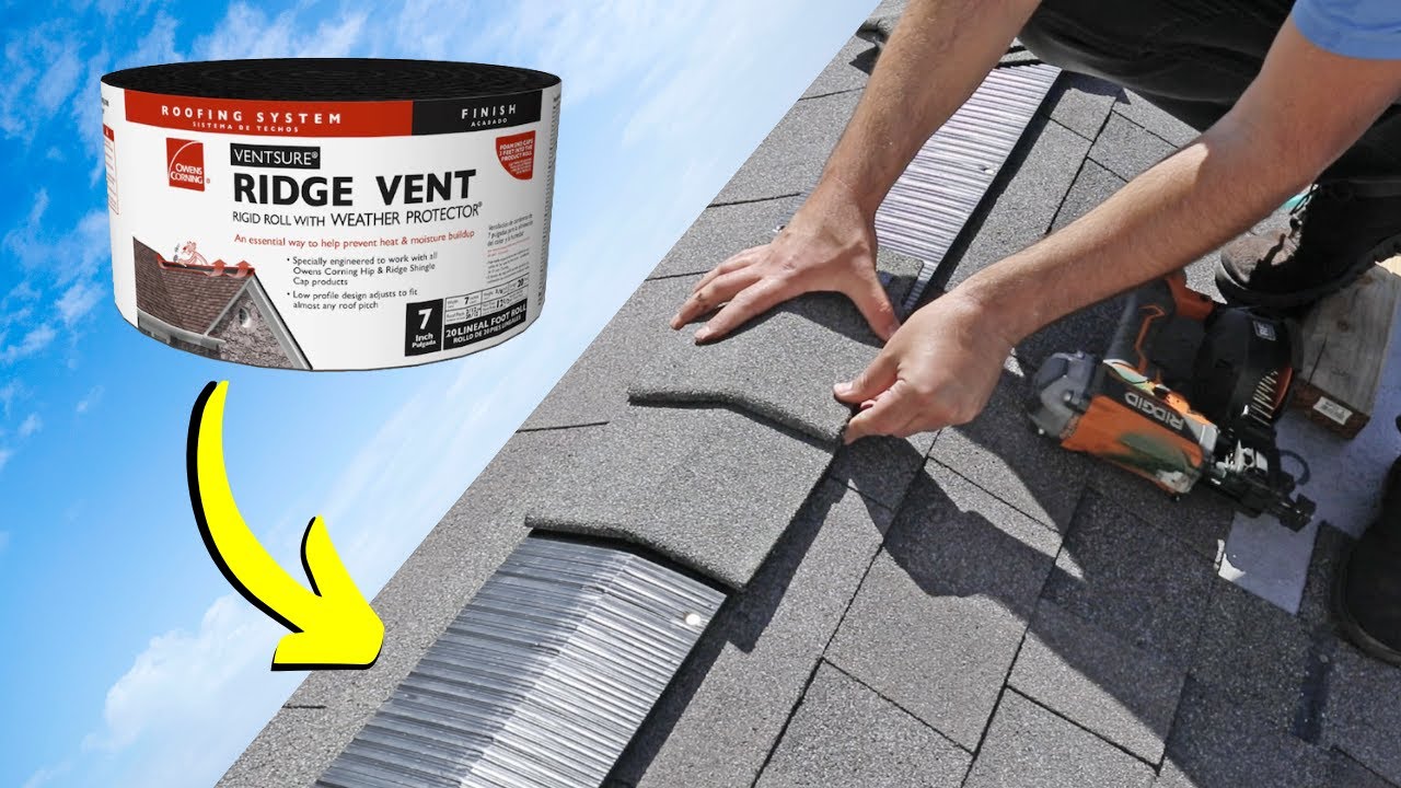 How To Install A Ridge Cap Vent At Virgil Soto Blog