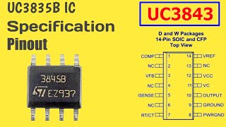 UC3845B Datasheet || SMPS, Buck \u0026 Boost Converter IC || UC3845 Working