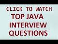 Top Java Interview Questions(Immutable Class Part 1)