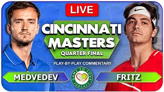MEDVEDEV vs FRITZ | Cincinnati Masters 2022 | LIVE Tennis Play-By-Play GTL Stream