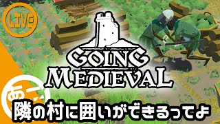 #4【Going Medieval】城壁で囲いましょか【Steam】