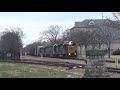 csx 4436 crescent hill louisville ky on a winter day