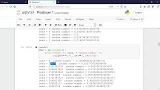Math 414 - Practicum 1 - Random Number generators in Python