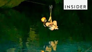 Zip-Line Right Into This Mexican Swimming Hole