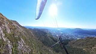 Bergen Ulriken - SW, 20.9.2024, Start Flight, 14:50, Enzo 3, Paragliding, Hill Soaring, Norge Norway