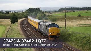 37423/37402 1Q77 Mossend - Inverness Test Train: 5th September 2020