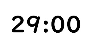 29分間タイマー【目覚まし時計のアラーム音】 ※1分ごとにアラーム音が鳴ります。