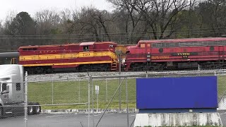 TVRM High Hood GP7's in Action, US Army #1829 \u0026 NC\u0026ST L #710, March 2022