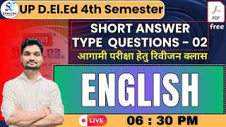 UP deled 4th sem english class / Up deled 4th sem class /deled 4th sem english question revision 02