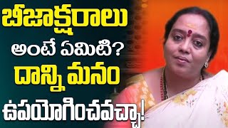 బీజాక్షరాలు అంటే ఏమిటి ? The Power Of Beejakshara Mantram |Sri Venu Syama | Sree Sannidhi tv