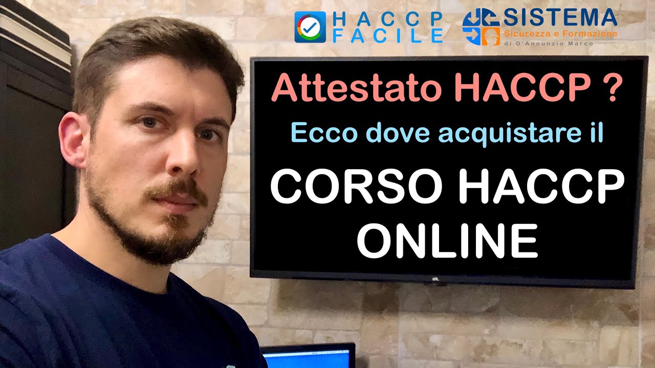 Attestato HACCP? Ecco Dove Acquistare Il CORSO HACCP ONLINE - YouTube