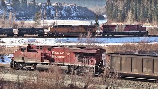 Two CP Trains Line Up For A Picture Perfect Meet, Featuring Ex Olympic Unit \u0026 UP Power @Fort Steele