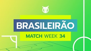 LO MEJOR de la FECHA 34 del BRASILEIRAO | Magazine matchweek 34