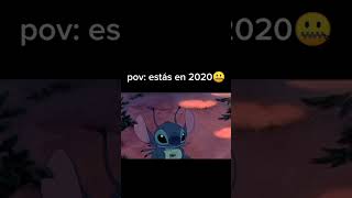 pov: estás en 2020🤐 #humor #covid19 #stitch