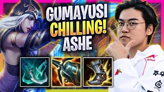 GUMAYUSI CHILLING WITH ASHE! - T1 Gumayusi Plays Ashe ADC vs Jhin! | Season 2024