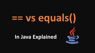 Java == vs equals() Explained | Most Asked Java Interview Question