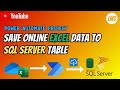 Step-by-Step Data Migration: Excel to SQL Server with Power Automate Flow