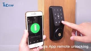 Ilockey Tuya smart deadbolt setting and unlocking A220