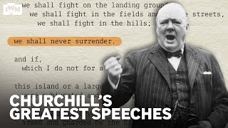 How Winston Churchill's Speeches helped to win WW2
