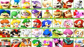 Mario & Sonic at the Rio 2016 Olympic Games (3DS) - All Characters