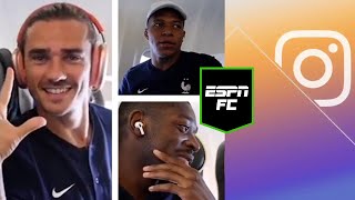 Antoine Griezmann shows off his Football Manager success to Dembele & Mbappe | #Shorts | ESPN FC