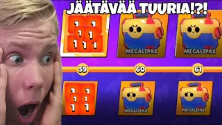 HUH HUH MITÄ TUURIA!?! / Avataan Kauden 2 Brawl Pass Loppuun! / Brawl Stars Suomi